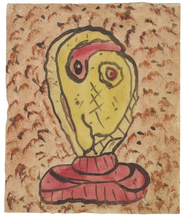 Gaston Chaissac, untitled, 1943, Gouache on paper